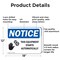 Signmission This Equipment Starts Automatically OSHA Notice Sign, Aluminum, 18in W x 12in L, 2PK OS-2PACK-NS-A-1218-L-18614 - alternate 3